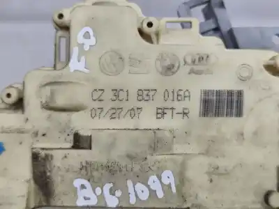 Pezzo di ricambio per auto di seconda mano serratura porta anteriore destra per volkswagen passat b6 variant (3c5) 2.0 tdi riferimenti oem iam 3c1837016a  