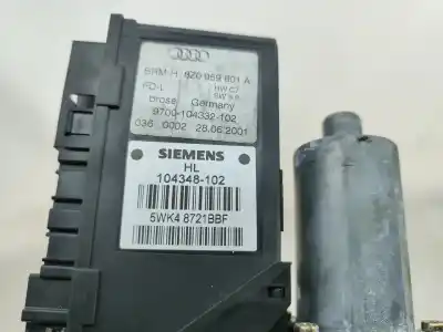 Peça sobressalente para automóvel em segunda mão motor elevador vidro traseiro esquerdo por audi a2 (8z0) 1.4 tdi referências oem iam 8z0959801a   Peça sobressalente para automóvel em segunda mão motor elevador vidro traseiro esquerdo por audi a2 (8z0) 1.4 tdi referências oem iam 8z0959801a
