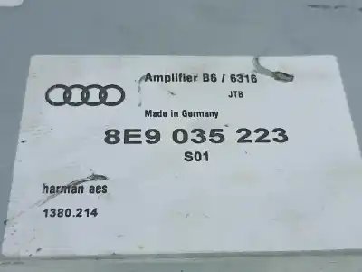 Second-hand car spare part sound amplifier for audi a4 b6 avant (8e5) 1.9 tdi oem iam references 8e9035223  
