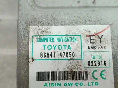 Автозапчасти б/у аудиосистема / радио cd за toyota prius hatchback (_w2_) 1.5 hybrid (nhw20_. nhw20r) híbrido (gasolina) 2007 5p ссылки oem iam 8684147050  