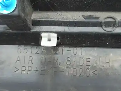 Автозапчасти б/у левая боковая юбка (разрез) за mitsubishi outlander ii (cw_w) 1722 ak gasóleo 2011 5p ссылки oem iam 6512a321  