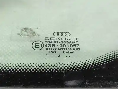 Автозапчастина б/у скло двері задній правий для audi a8 (4e) 4.0 tdi quattro посилання на oem iam 43r001057  