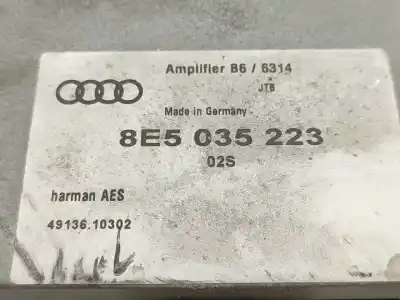 Pezzo di ricambio per auto di seconda mano amplificatore audio per audi a4 b6 (8e2) 1.9 tdi riferimenti oem iam 8e5035223d  