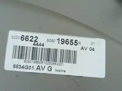 Peça sobressalente para automóvel em segunda mão moldagem por renault zoe (bfm_) zoe elétrico 2017 5p referências oem iam   