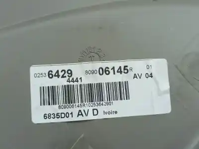 Peça sobressalente para automóvel em segunda mão moldagem por renault zoe (bfm_) zoe elétrico 2017 5p referências oem iam   