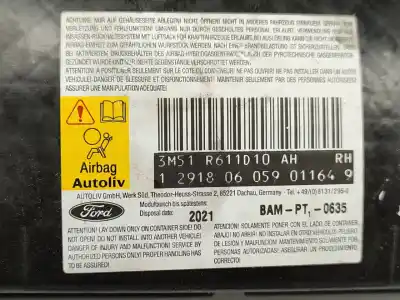 Автозапчасти б/у подушка безопасности передняя правая за ford c-max (dm2) 2.0 tdci ссылки oem iam 3m51r611d10ah  