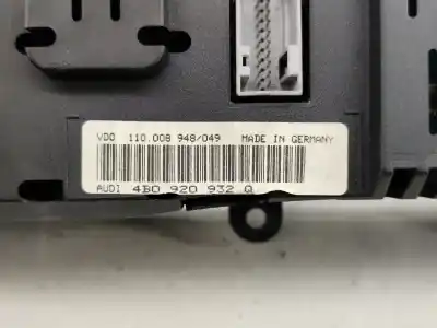 Автозапчастина б/у панель інструментів для audi a6 avant (4b5) 1.9 tdi 110 cv / 81 kw посилання на oem iam 4b0920932q  