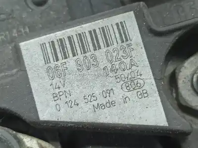 Автозапчастина б/у генератор для volkswagen caddy ka/kb (2k) 1.9 tdi посилання на oem iam 06f903023f  