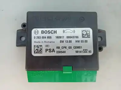 Peça sobressalente para automóvel em segunda mão sensor de estacionamento por peugeot 2008 i (cu_) 1.6 bluehdi 100 referências oem iam 0263004855