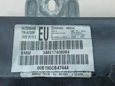 Peça sobressalente para automóvel em segunda mão airbag frontal lado direito por bmw 3 touring (e46) 320 d referências oem iam 348217438084  