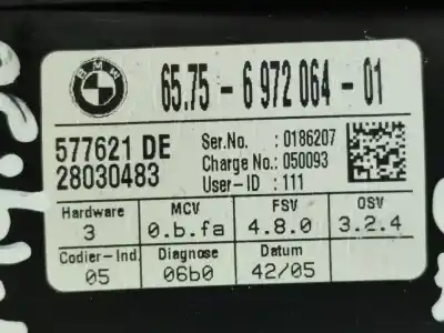 Peça sobressalente para automóvel em segunda mão luz interior por bmw 3 touring (e91) 325 d referências oem iam 697206401 0310474005  