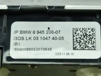 Peça sobressalente para automóvel em segunda mão luz interior por bmw 3 touring (e91) 325 d referências oem iam 697206401 0310474005  