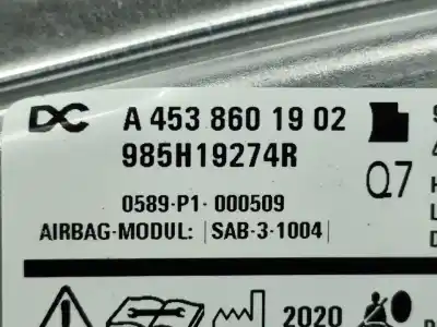 Автозапчасти б/у передняя левая подушка безопасности за renault twingo iii (bcm_) 1.0 sce 70 ссылки oem iam 985h19274r  