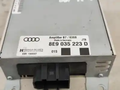 Second-hand car spare part sound amplifier for audi a4 avant (8ed) 2.0 16v tdi oem iam references 8e9035223d  