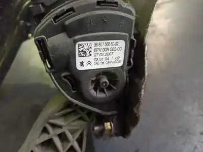 Автозапчастина б/у повний комплект педалей для peugeot 207/207+ (wa_, wc_) 1.4 16v посилання на oem iam 968075688002  