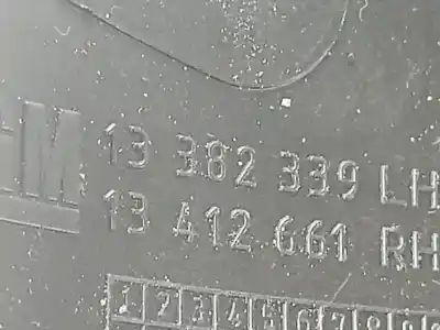 Second-hand car spare part plastics for opel corsa e (x15) 1.4 turbo (08, 68) oem iam references 13382339  