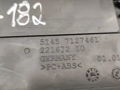 Pezzo di ricambio per auto di seconda mano vassoio sottobicchiere centrale per bmw 3 touring (e91) 320 d riferimenti oem iam 51457127461  