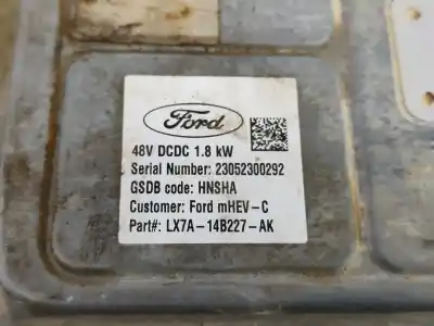 Second-hand car spare part ecu engine control for ford focus 1.0 ecoboost cat oem iam references lx7a14b227ak  