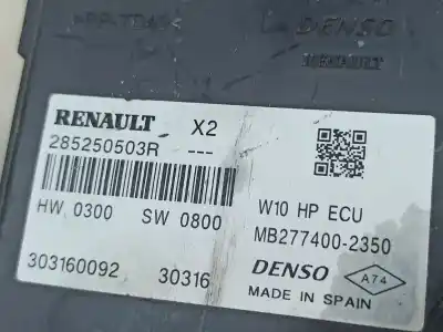 Second-hand car spare part ecu engine control for renault zoe (bfm_) electric (bfme) elétrico 2016 5p oem iam references 285250503r  