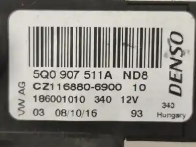 Автозапчастина б/у тепловий двигун для skoda superb iii hatchback (3v3) 2.0 tdi gasóleo 2017 4p посилання на oem iam 5q0907511a  