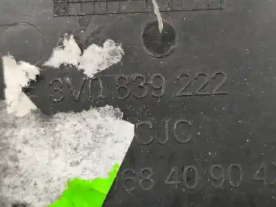 Автозапчастина б/у внутрішня задня права ручка для skoda superb iii hatchback (3v3) 2.0 tdi gasóleo 2017 4p посилання на oem iam 3v0837222  