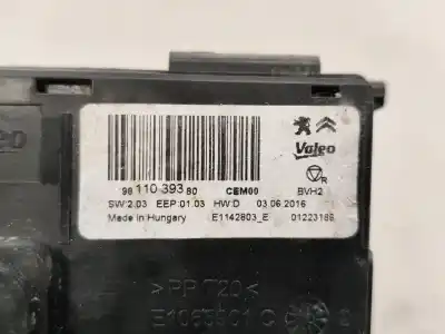 Автозапчасти б/у блок управления двигателем за citroen jumpy iii furgoneta (v_) 1.6 bluehdi 115 ссылки oem iam 9811039380  