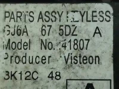 Second-hand car spare part ecu engine control for mazda 6 hatchback (gg) 2.0 di (gg14) oem iam references gj6a675dz  