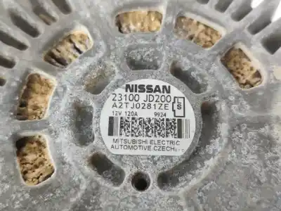 Автозапчастина б/у генератор для nissan qashqai / qashqai +2 i (j10, nj10, jj10e) 2.0 посилання на oem iam 23100jd200   Автозапчастина б/у генератор для nissan qashqai / qashqai +2 i (j10, nj10, jj10e) 2.0 посилання на oem iam 23100jd200
