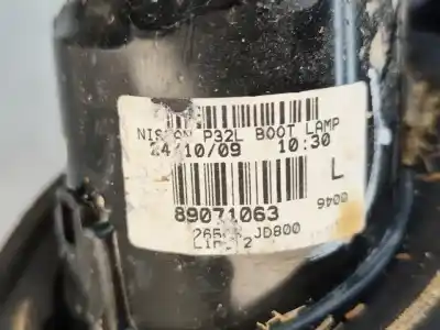 Автозапчасти б/у левый задний фонарь в двери за nissan qashqai / qashqai +2 i (j10, nj10, jj10e) 2.0 ссылки oem iam 89071063  