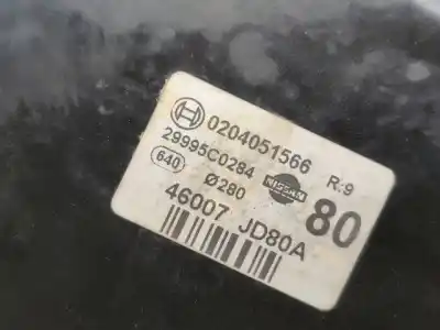 Second-hand car spare part brake servo for nissan qashqai / qashqai +2 i (j10, nj10, jj10e) 2.0 oem iam references 46007jd80a  
