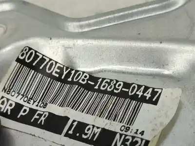 Second-hand car spare part passenger side right window regulator for nissan qashqai / qashqai +2 i (j10, nj10, jj10e) 1.5 dci oem iam references 80770ey10b   Second-hand car spare part passenger side right window regulator for nissan qashqai / qashqai +2 i (j10, nj10, jj10e) 1.5 dci oem iam references 80770ey10b