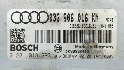 Автозапчастина б/у ебу контролер двигуна для audi a4 b7 avant (8ed) 2.0 tdi посилання на oem iam 03g906016kn   Автозапчастина б/у ебу контролер двигуна для audi a4 b7 avant (8ed) 2.0 tdi посилання на oem iam 03g906016kn