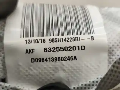 Автозапчастина б/у передня ліва подушка безопасности для renault talisman grandtour (kp_) 1.6 dci 130 посилання на oem iam 632550201d  