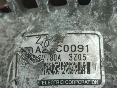 Second-hand car spare part alternator for mazda 3 (bk) 1.3 (bk14) oem iam references a2tc0091  