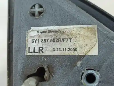 Second-hand car spare part left rearview mirror for skoda fabia i combi (6y5) 1.4 16v oem iam references 6y1857501  