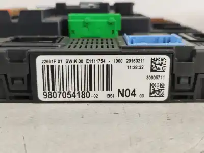 Автозапчасти б/у блок реле/предохранителей за peugeot 308 sw ii (lc_, lj_, lr_, lx_, l4_) 1.6 hdi / bluehdi 115 (lcbhxm lcbhxt) ссылки oem iam 9807054180  