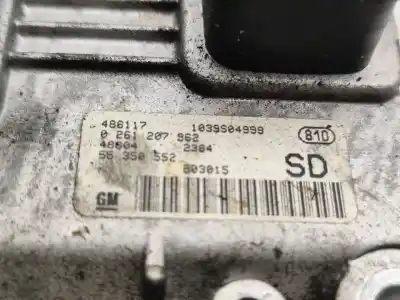 Pezzo di ricambio per auto di seconda mano centralina motore per opel corsa c (x01) 1.2 (f08, f68) riferimenti oem iam 1039s04999  