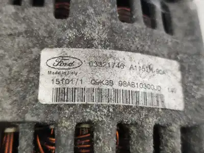 Second-hand car spare part alternator for ford focus i (daw, dbw) 1.8 turbo di / tddi oem iam references 98ab10300jd   Second-hand car spare part alternator for ford focus i (daw, dbw) 1.8 turbo di / tddi oem iam references 98ab10300jd