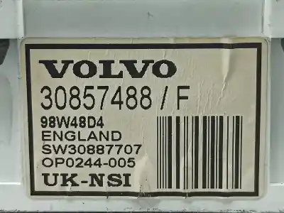 Автозапчастина б/у панель інструментів для volvo v40 combi (vw) 1.6 gasolina 5p посилання на oem iam 30857488f  