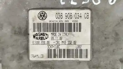 Автозапчастина б/у ебу контролер двигуна для skoda fabia i break (6y5) 1.4 gasolina 2002 5p посилання на oem iam 036906034cb   Автозапчастина б/у ебу контролер двигуна для skoda fabia i break (6y5) 1.4 gasolina 2002 5p посилання на oem iam 036906034cb