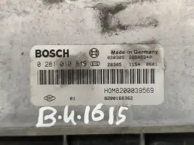 Peça sobressalente para automóvel em segunda mão centralina de motor uce por renault megane scenic (ja0/1_) 1.9 dti (ja0n) referências oem iam 8200166362  