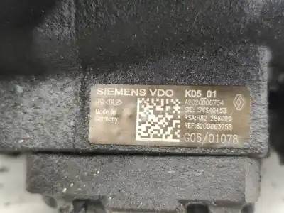 Pezzo di ricambio per auto di seconda mano pompa diniezione per renault megane ii break (km0/1_) 1.5 dci (km02. km13) gasóleo 2004 5p riferimenti oem iam 8200663258   Pezzo di ricambio per auto di seconda mano pompa diniezione per renault megane ii break (km0/1_) 1.5 dci (km02. km13) gasóleo 2004 5p riferimenti oem iam 8200663258