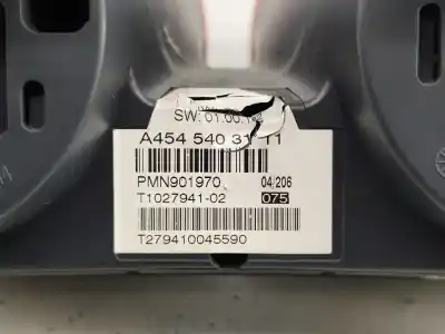 Second-hand car spare part dashboard for smart forfour (454) 1.1 (454.030) oem iam references a4545403111  