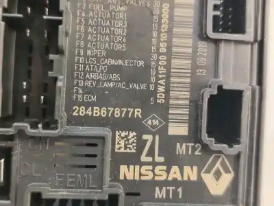 Second-hand car spare part fuse box unit for renault zoe (bfm_) zoe (bfmc. bfmd) elétrico 2020 5p oem iam references 284b67877r  