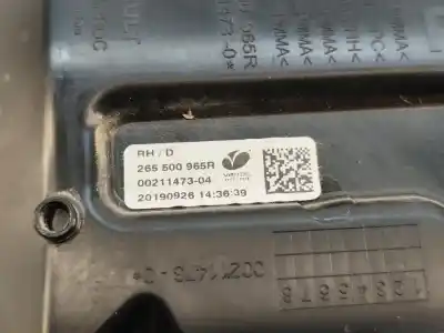 Second-hand car spare part front right headlight for renault zoe (bfm_) zoe (bfmc. bfmd) elétrico 2020 5p oem iam references 265500965r  