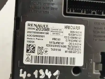 Second-hand car spare part ecu engine control for renault zoe (bfm_) zoe (bfmc. bfmd) elétrico 2020 5p oem iam references 285902039r  