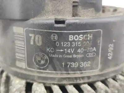 Peça sobressalente para automóvel em segunda mão alternador por bmw 3 (e36) 316 i referências oem iam 1739362  