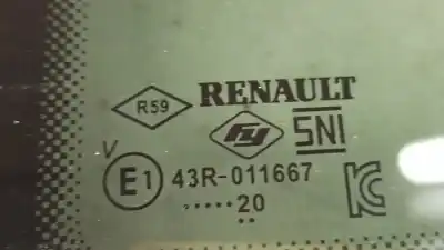 Автозапчастина б/у скло двері задне ліво для renault captur ii (hf_) tce 100 (hfmt) посилання на oem iam 43r011667  