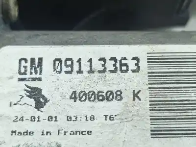 Peça sobressalente para automóvel em segunda mão elevador de vidros dianteira esquerda por opel corsa c (x01) 1.2 (f08, f68) referências oem iam 09113361  