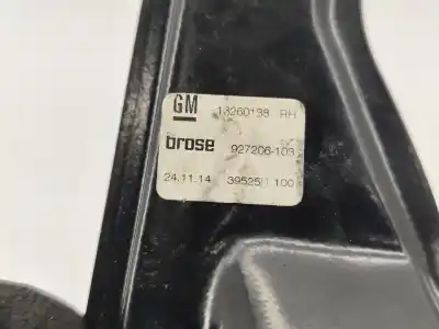 Автозапчасти б/у регулятор стекла переднего правого за opel zafira tourer c (p12) 2.0 cdti (75) ссылки oem iam 20951582  